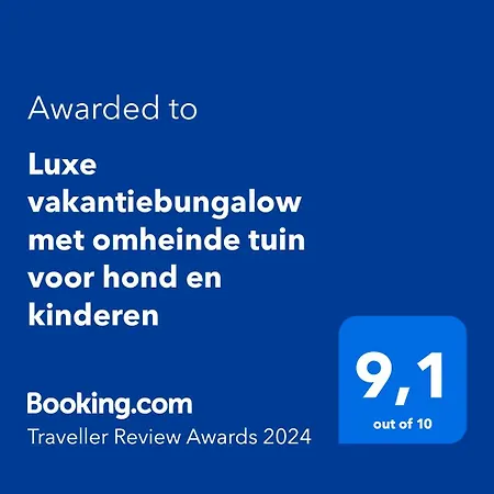 Σπίτι διακοπών Luxe Vakantiebungalow Rust, Ruimte En Privacy Dirkshorn
