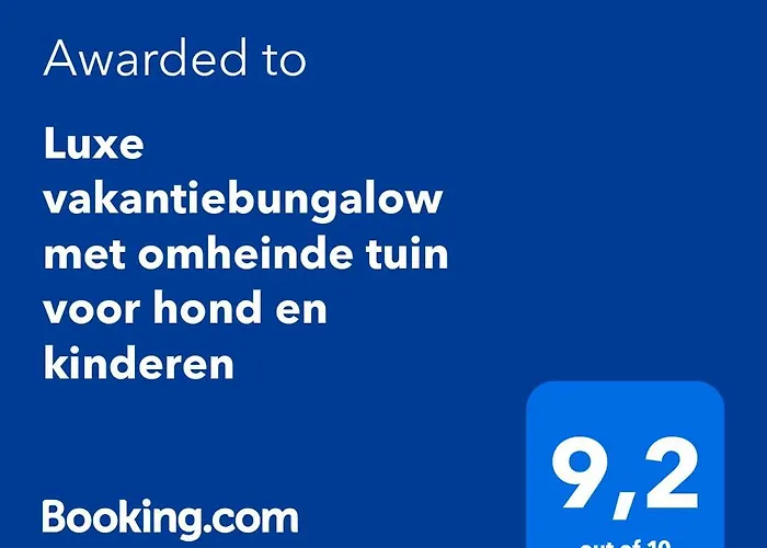 Luxe Vakantiebungalow Rust, Ruimte En Privacy *